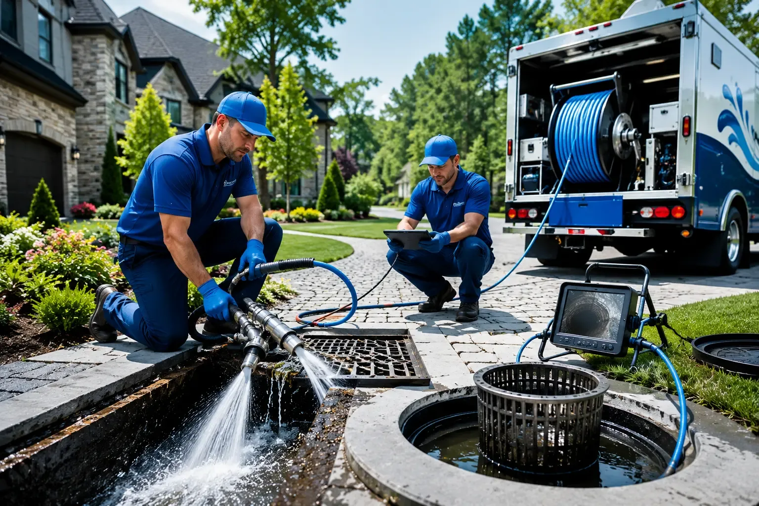 Local outdoor drain cleaning professionals in Katy, TX